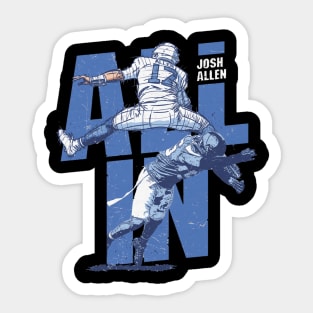 Josh Allen Buffalo Hurdle Sticker